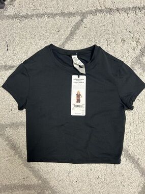 Alosoft crop Finesse short sleeve